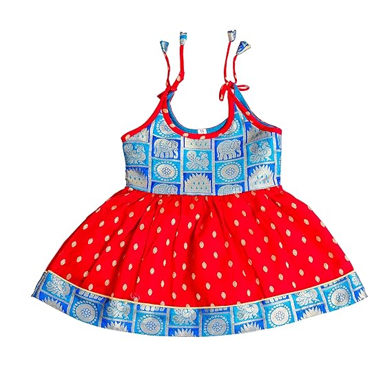 Preethi Dresses Girls Cotton Silk Readymade Lehenga Choli