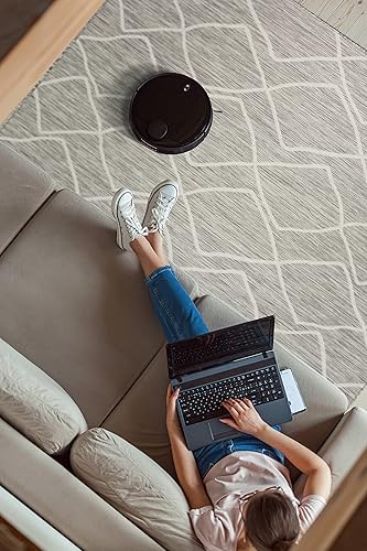 Vista 106 de Adiva Rugs - Alfombra para interior y exterior, tapete fácil de limpiar, resistente a la intemperie y las manchas, para comedor, patio, terraza