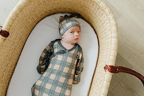 Miniatura 8 de Copper Pearl Gorro de bebé con nudo superior elástico suave Billy