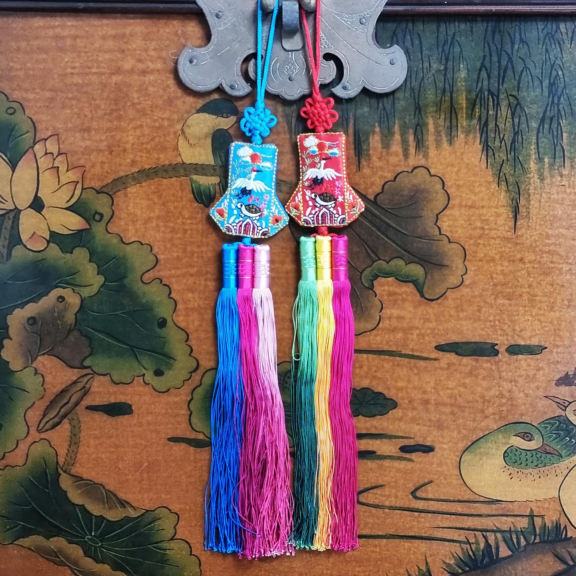 Amazon.com: Seoulful Vintage Korean Turtle & Crane Norigae