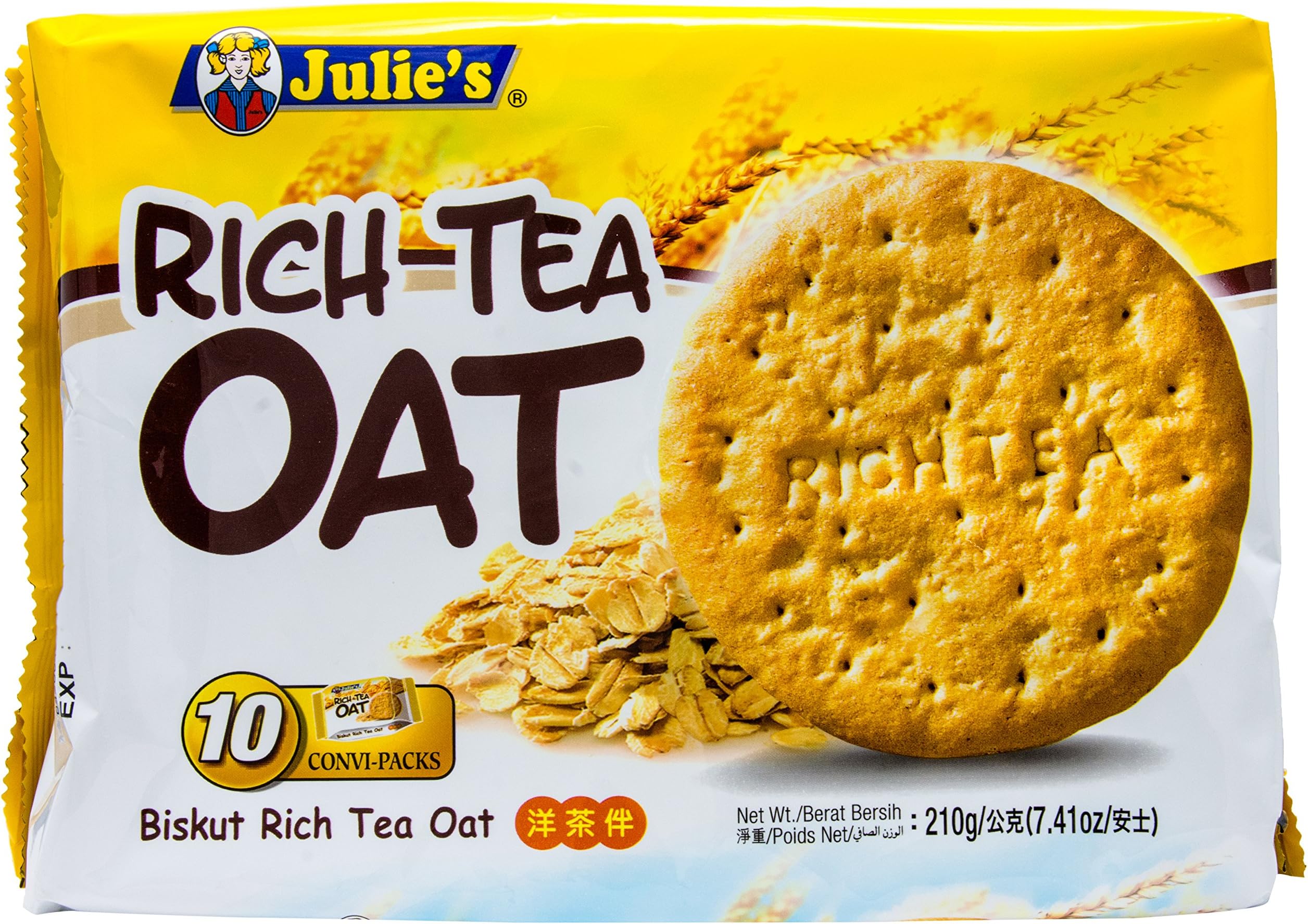 JULIE'S Rich Tea Oat 210g