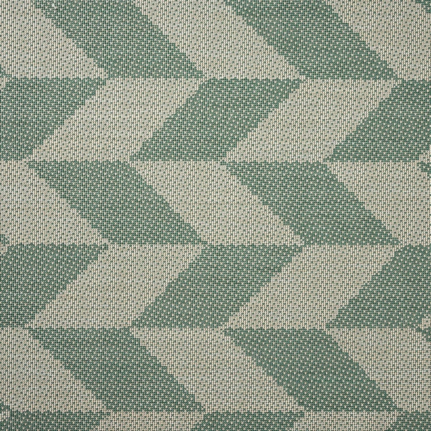 Nicole Miller New York Patio Country Calla Contemporary Herringbone Indoor/Outdoor Area Rug, Beige/Green, 7'9"x10'2"