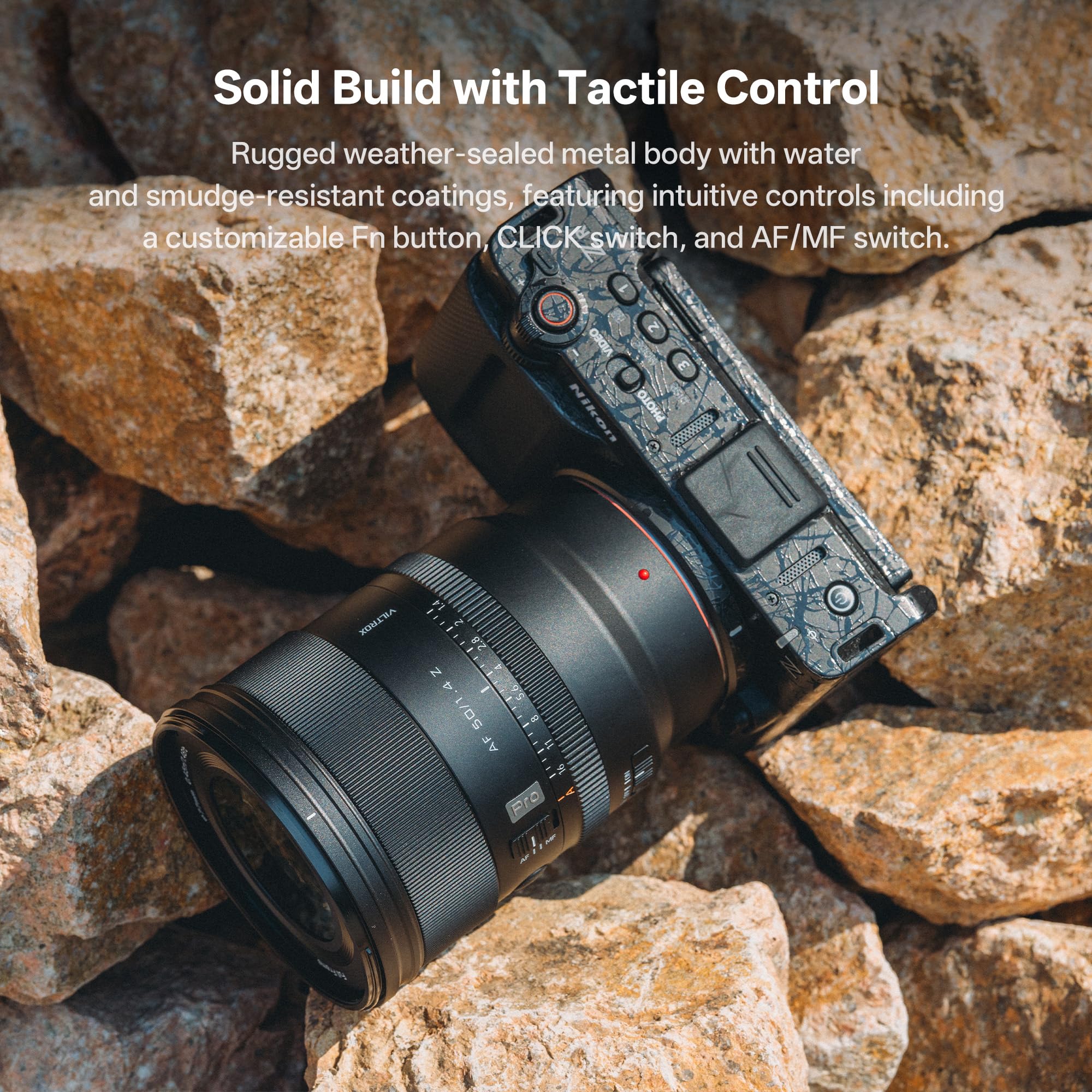 VILTROX 50mm F1.4 Pro Z Obiettivo, Full Frame Messa a Fuoco Automatica Grande Apertura Obiettivo a Focale Fissa con Motore Hyper VCM Compatibile con Fotocamere Nikon Z-Mount Z5 Z50 Z50II Z6 Z6II