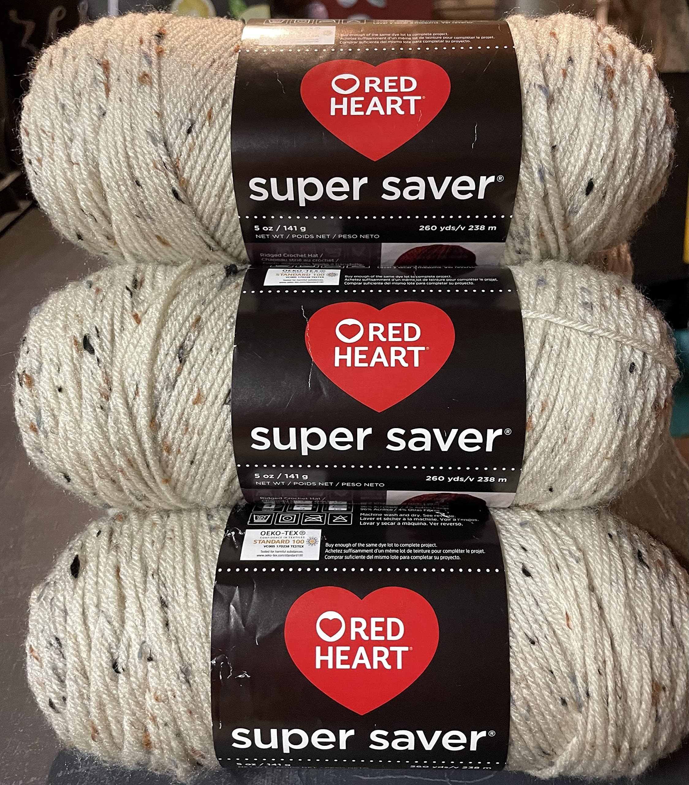 Aran Fleck Super Saver Yarn 6/Pk 6 Pack