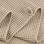 POLYTE 430 GSM Microfiber Quick Dry Lint Free Bath Sheet, 70 x 35 in, Set of 2 (Waffle Weave)