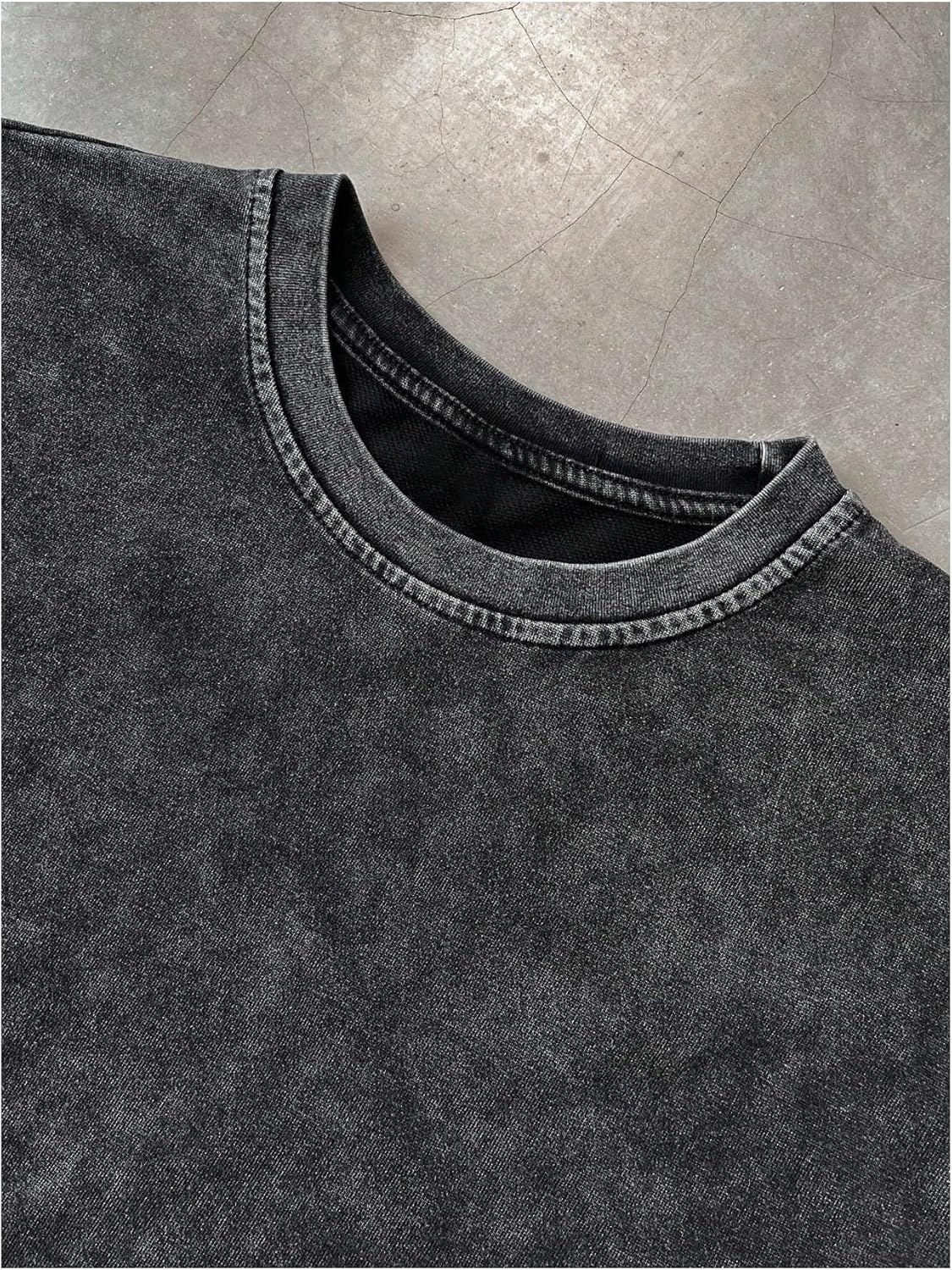 Men's Summer Washed Tank Tops Sleeveless Shirts Crewneck Cap Sleeve Top Vintage Muscle T Shirts - Image 4