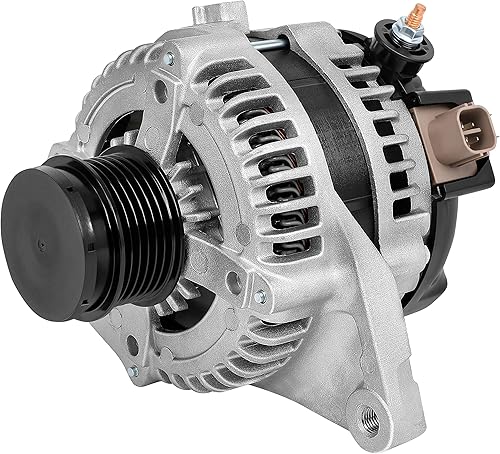 Miniatura 25 de SCITOO Alternador compatible con Honda para Pilot 2012-2015, Odyssey 2011-2013, Ridgeline 2012-2014, 3.5L 3471CC V6, 130A CW de alto rendimiento 6