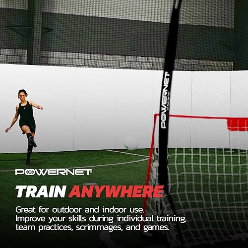 Miniatura 7 de PowerNet Carli Lloyd - Red de barrera deportiva, varios tamaños para máxima protección, respaldo de seguridad, barricada portátil para béisbol,