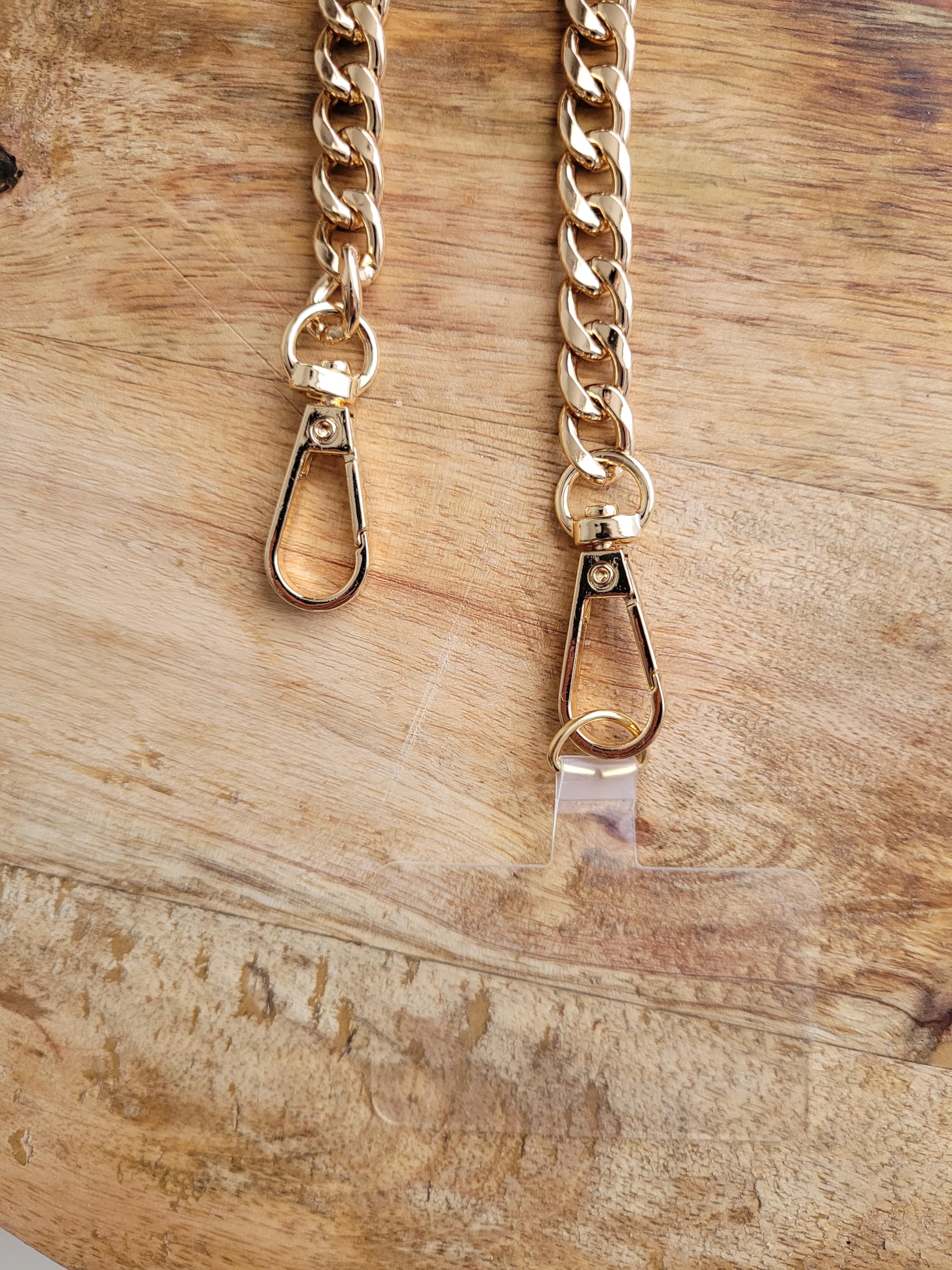 Chaîne Téléphone 120 Cm Perles Blanches – Cordon Bandoulière