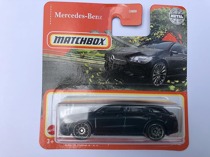 Matchbox 2021 5/100 2020 Mercedes-Benz CLA Shooting Brake Black (Short Card)