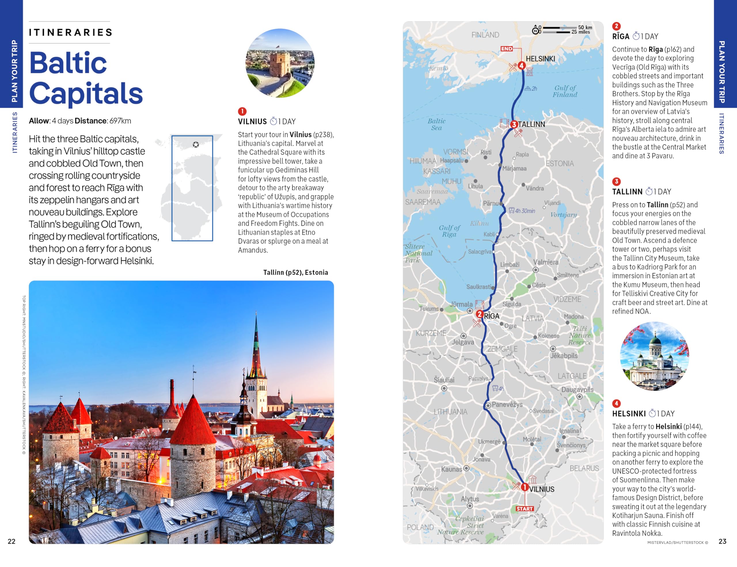 Lonely Planet Estonia, Latvia & Lithuania: Plan the Trip of a Lifetime | Detailed Itineraries & Maps | Insider Tips | Covers Estonia, Helsinki, Latvia and Lithuania (Lonely Planet Travel Guide)