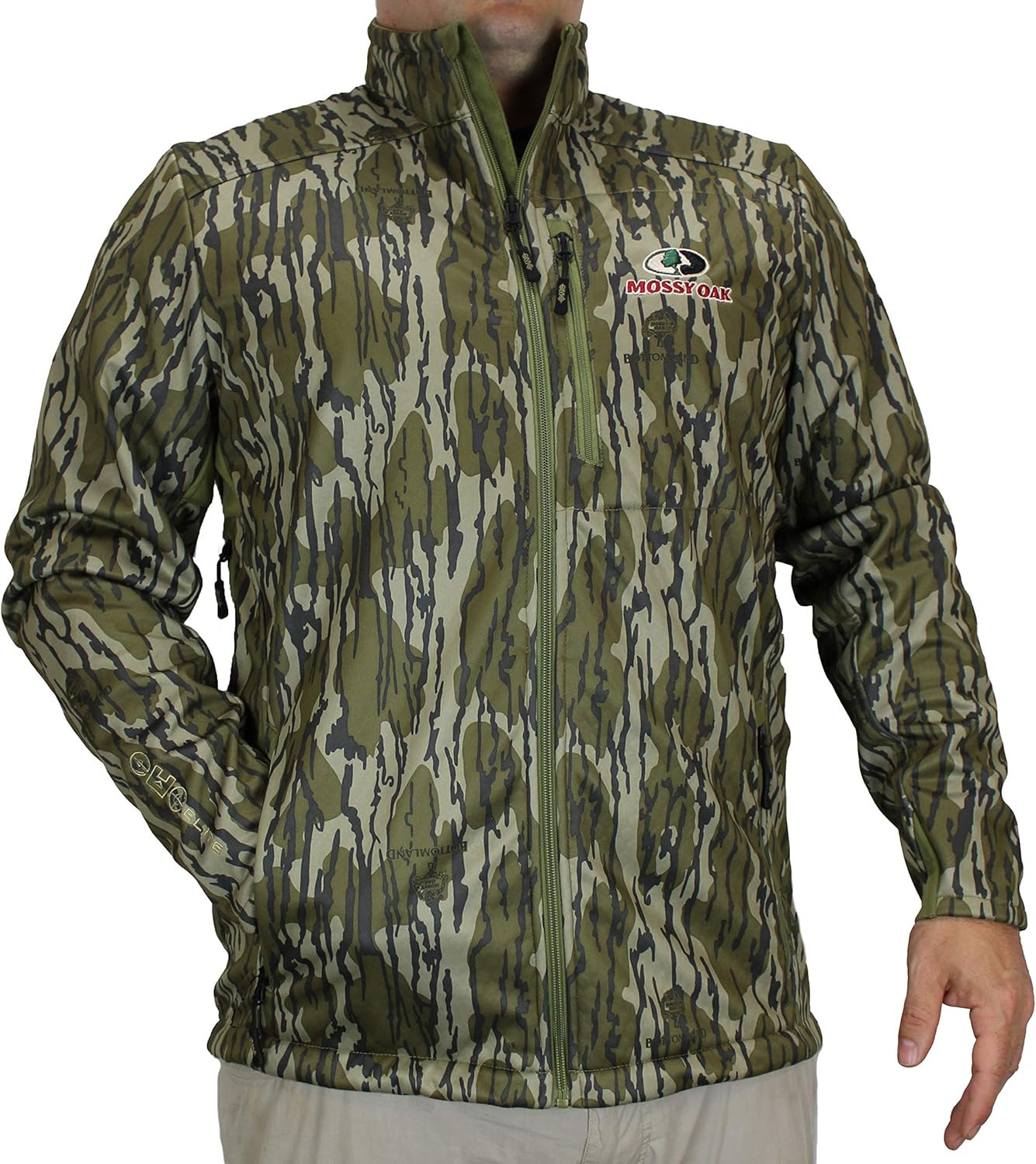 Piedmont Grid Fleece Early to Mid Season Camo Hunting Jacket (MO Bottomland, 2XL)