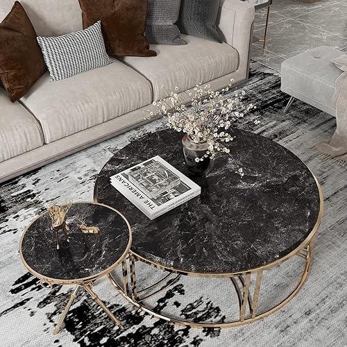 Miniatura 8 de CHIHUT Papel de contacto de mármol brillante dorado pizarra de 17.7 x 100 pulgadas para encimeras, encimeras de despegar y pegar, autoadhesivo,