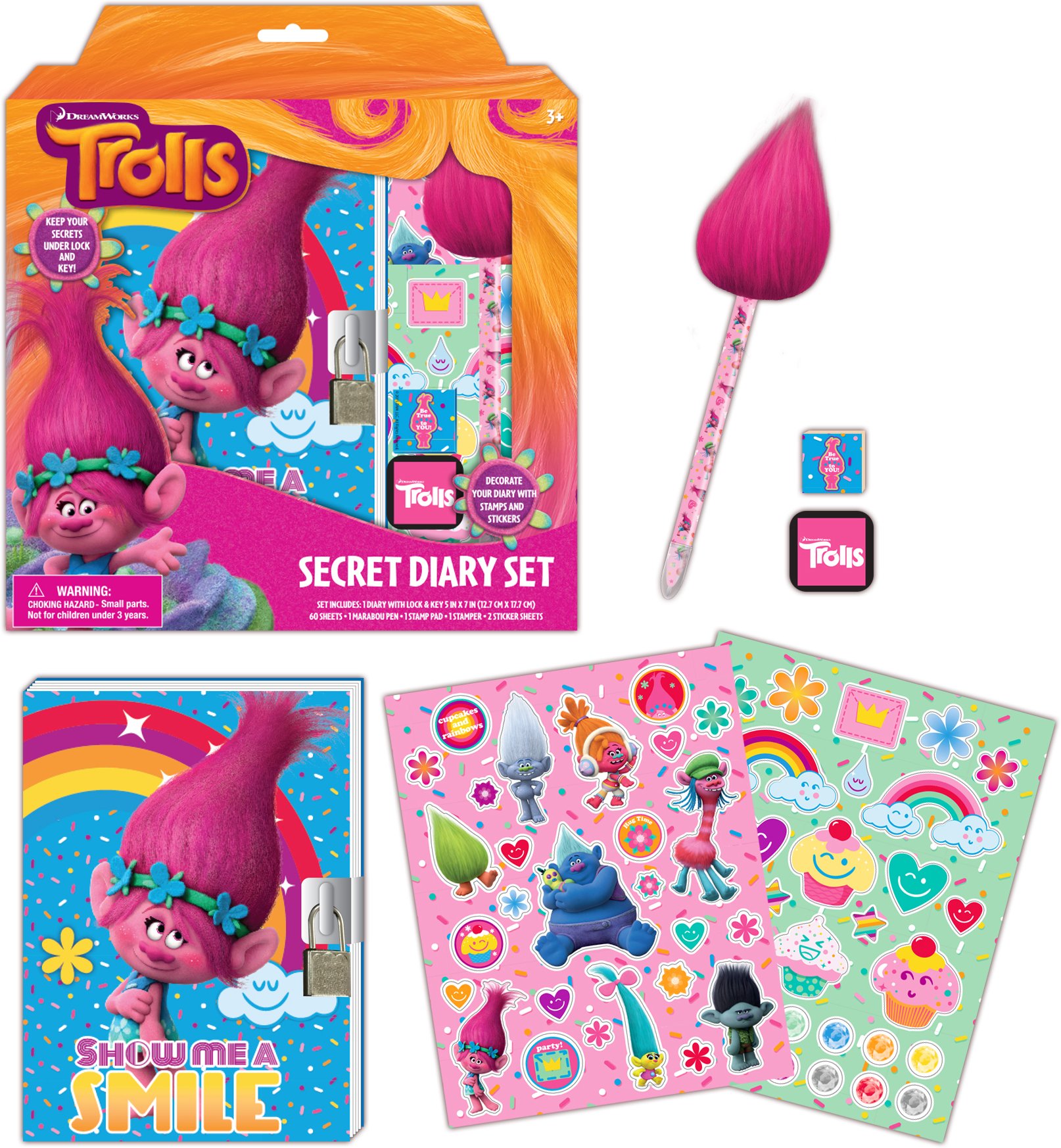 Dreamworks Trolls Secret Diary Set