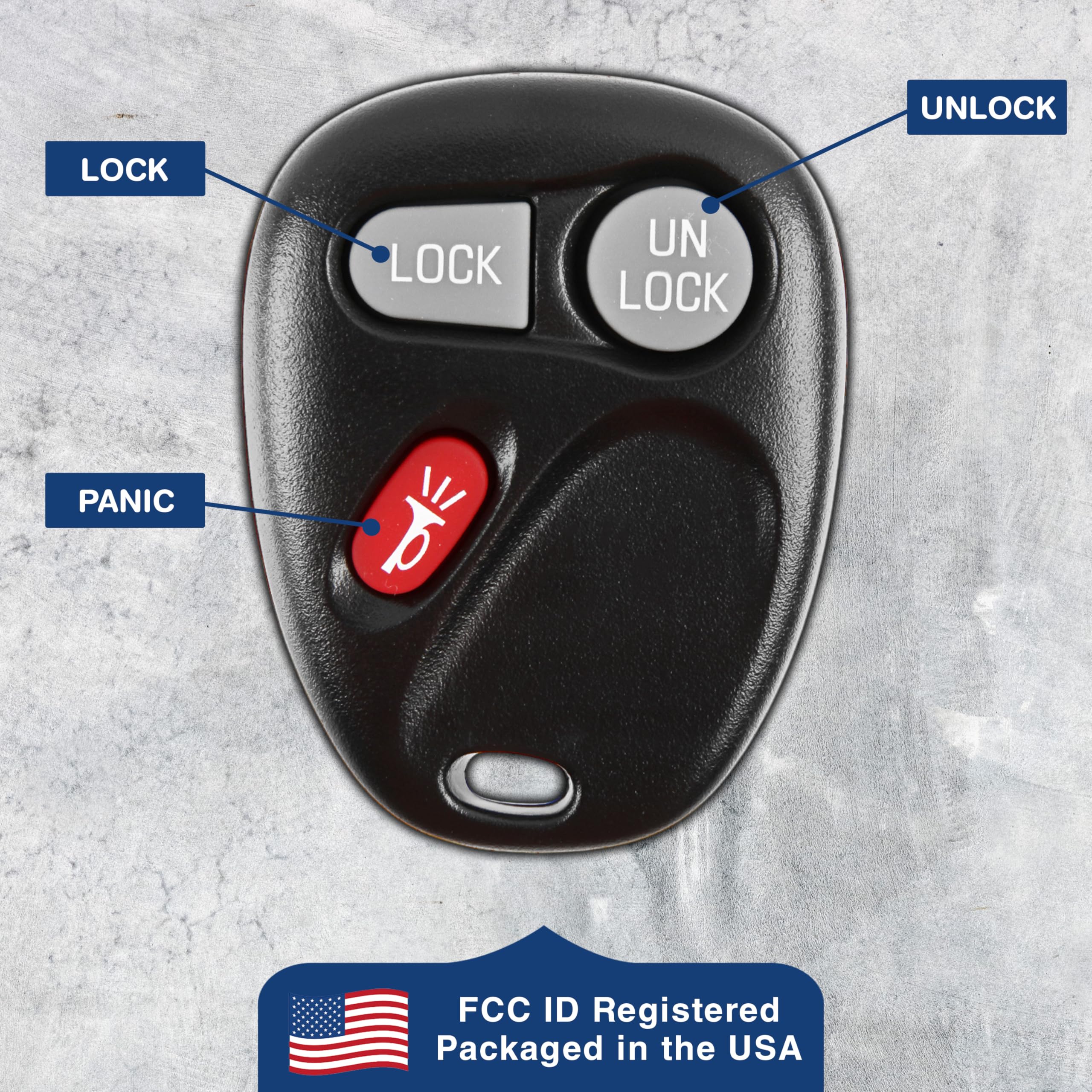 3 Button Remote Keyless Entry Replacement for Chevrolet Suburban, Tahoe, Silverado, Avalanche, S10 Pickup 2001-2011 FCC ID: KOBLEAR1XT CAN: 3521-102-1718 PN: 15042968 - TikTok