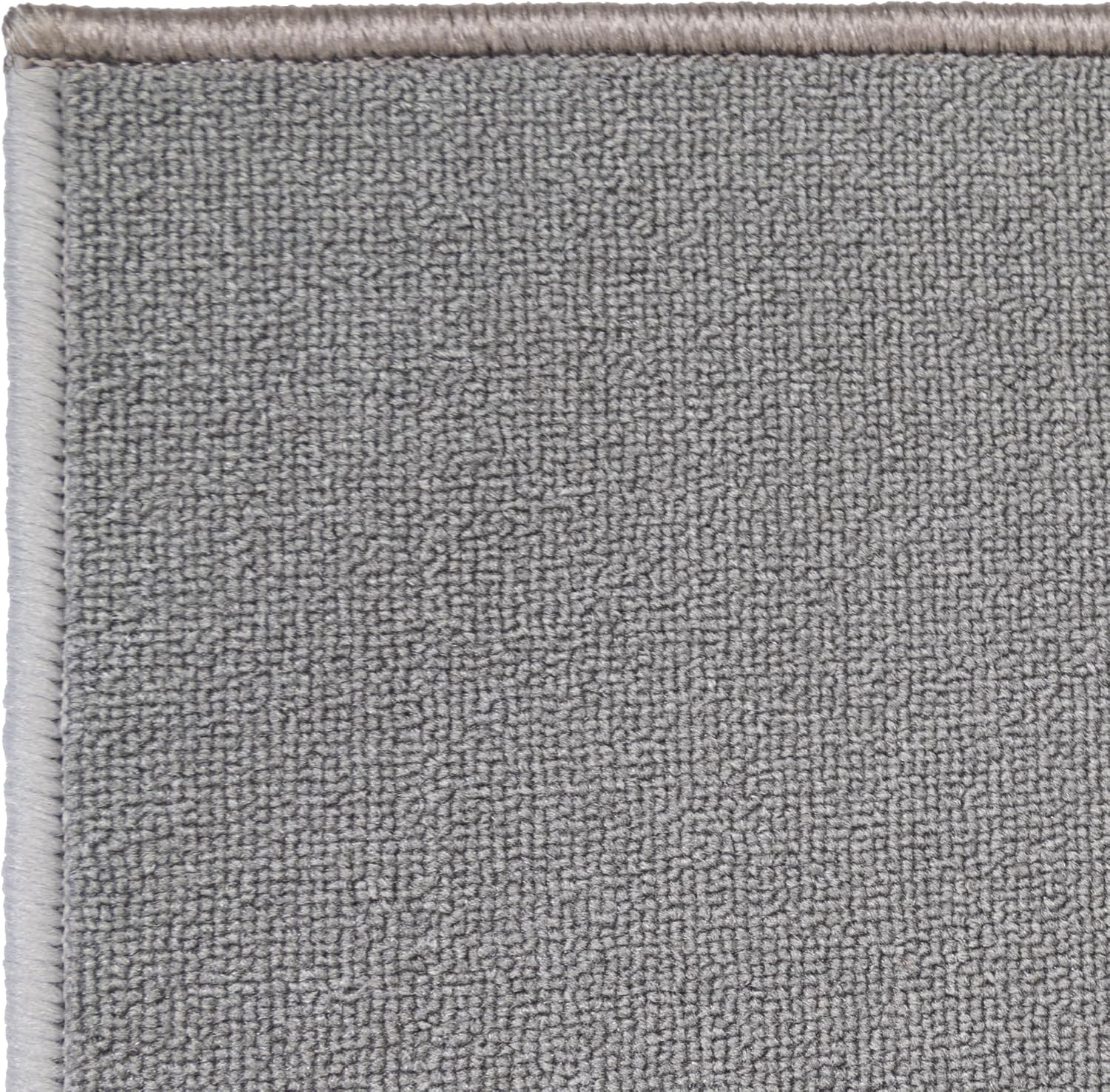 Extra-Long Custom Length Slip-Resistant Runner Rug with Low Pile Absorbent, Stain-Resistant (7 Feet Length x 31.5 Inch Width) Perfect for Entryways, Hallways, Kitchen, Solid Grey Color