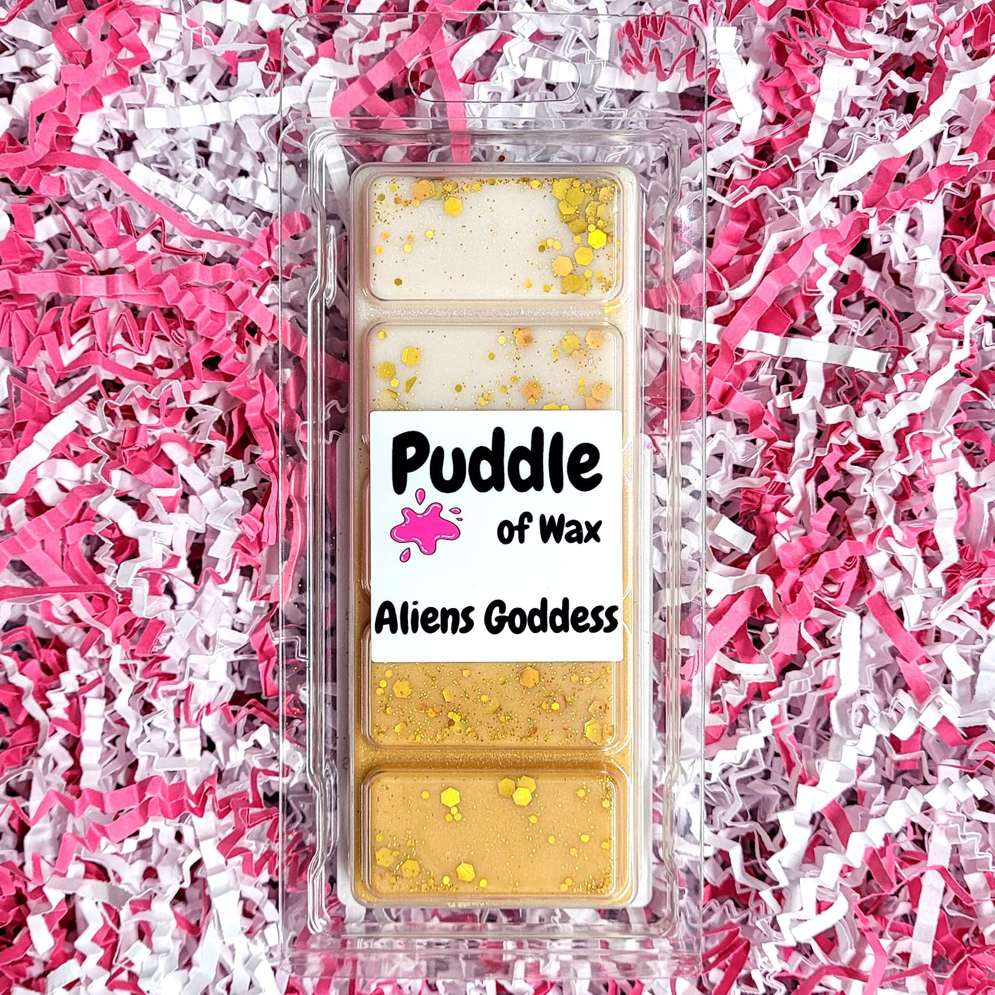 Puddle of Wax - Aliens Goddess Soy Wax Melt Snap Bar - 50g - Perfume Scent - Vegan Friendly - Made in the UK