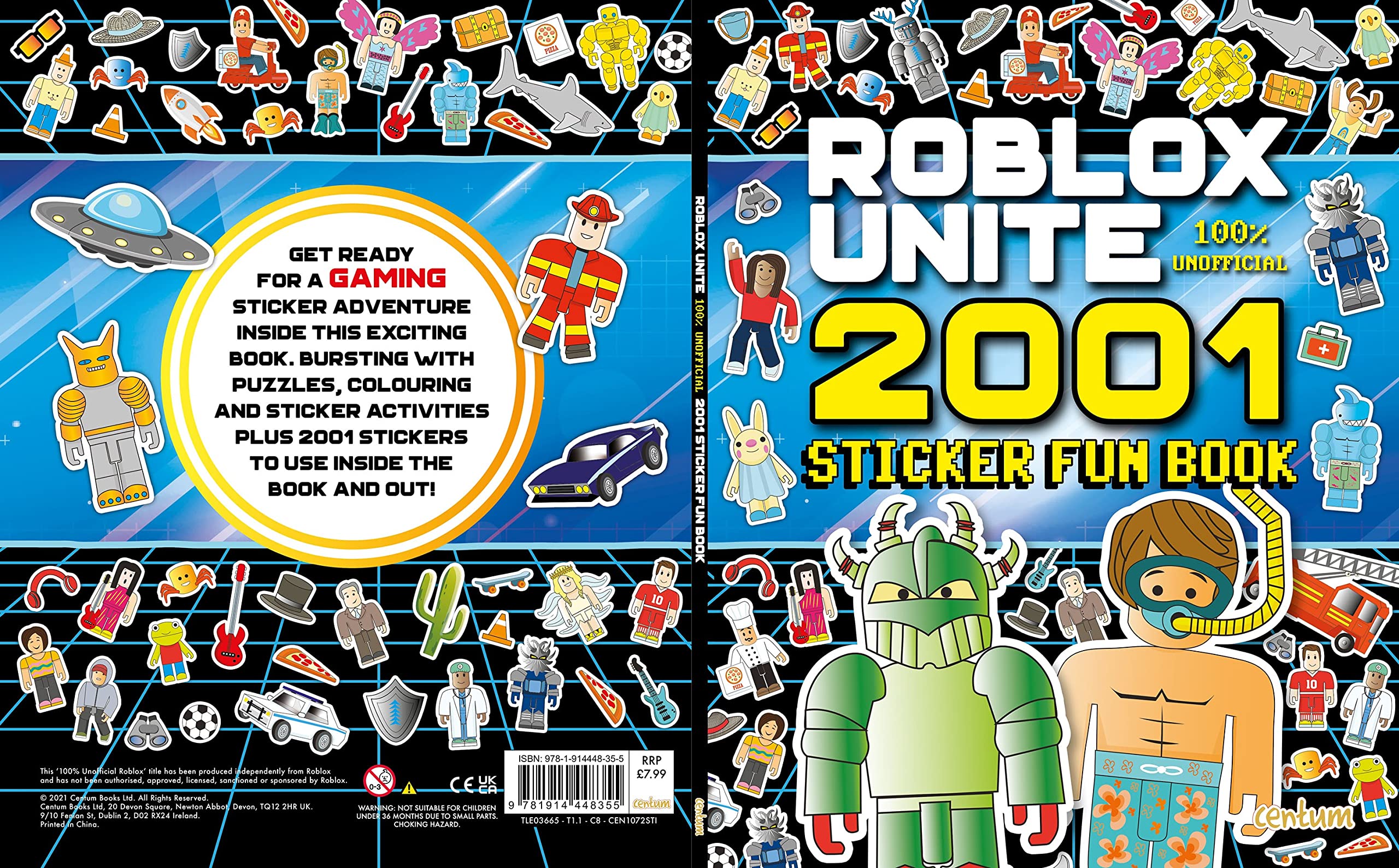 Unofficial Roblox 2001 Sticker Book