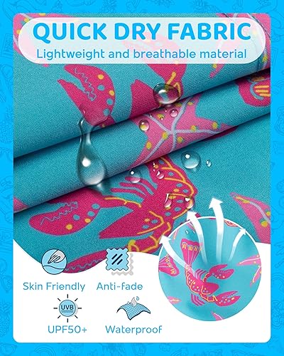 Miniatura 4 de maamgic Traje de baño para niños con forro de compresión, elástico en 4 direcciones, secado rápido, pantalones cortos de natación para niños pequeños