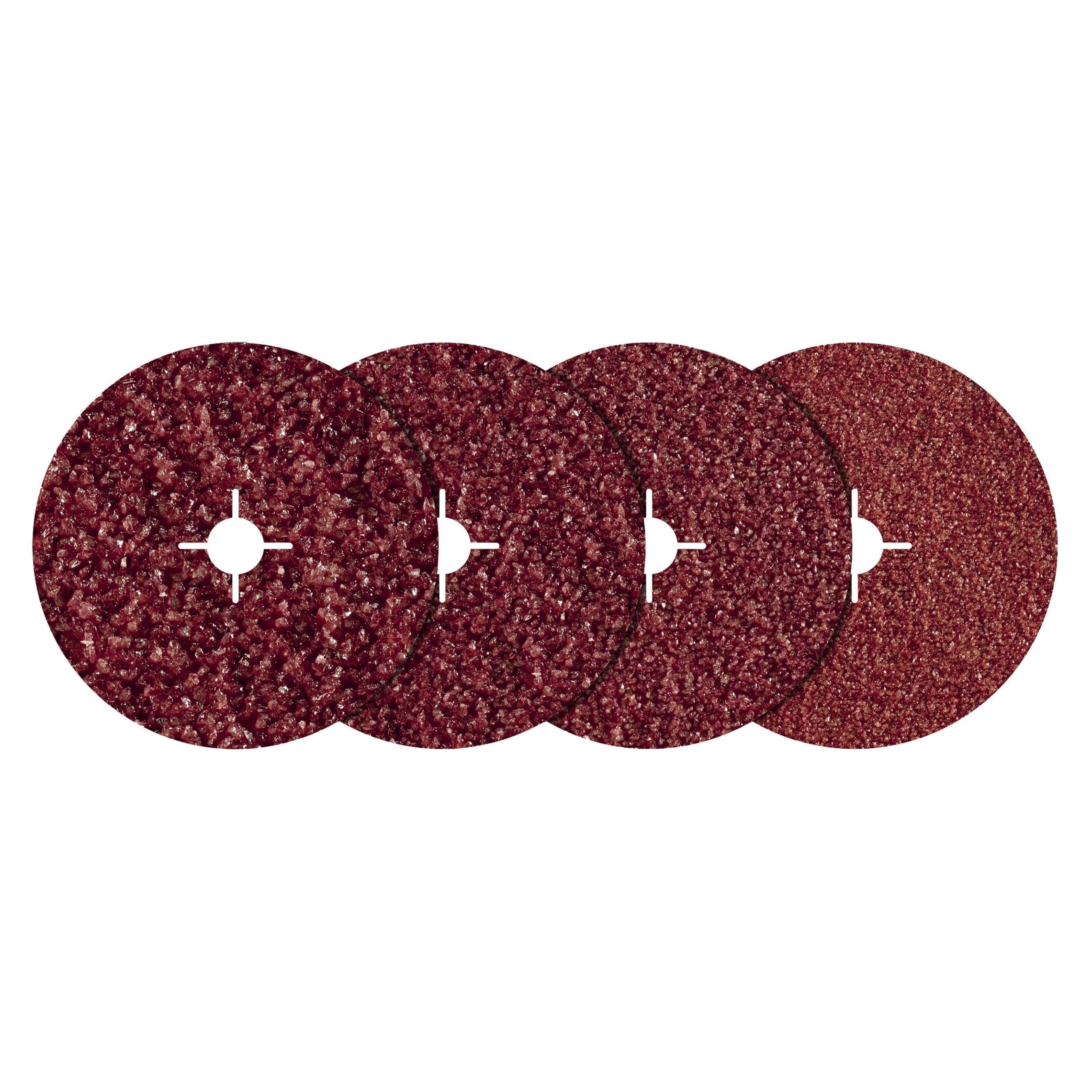 Wolfcraft Sanding Discs Unperforated 24-100 Grit 115mm 20 pcs