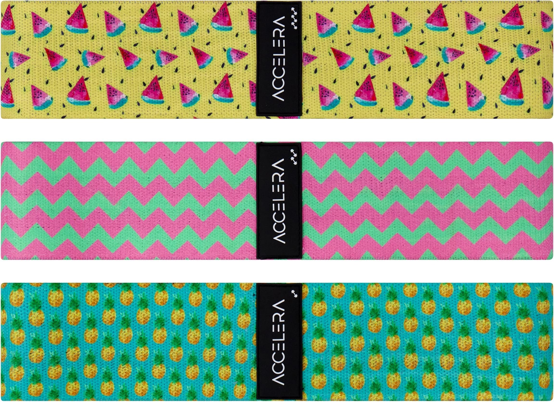 Booty Bands for Women/Unique Fabric Booty Bands - Set of 3 / Glute Bands to Tone/Non Slip Workout Bands - Exercise Equipment for Women Beginner to Expert Level