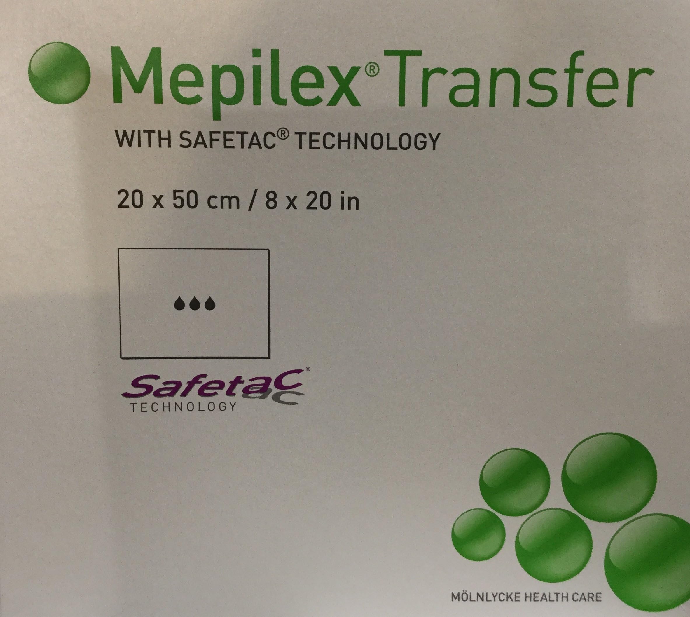 Molnlycke Mepilex Transfer Dressing (8in x 20in 4/bx 294599)