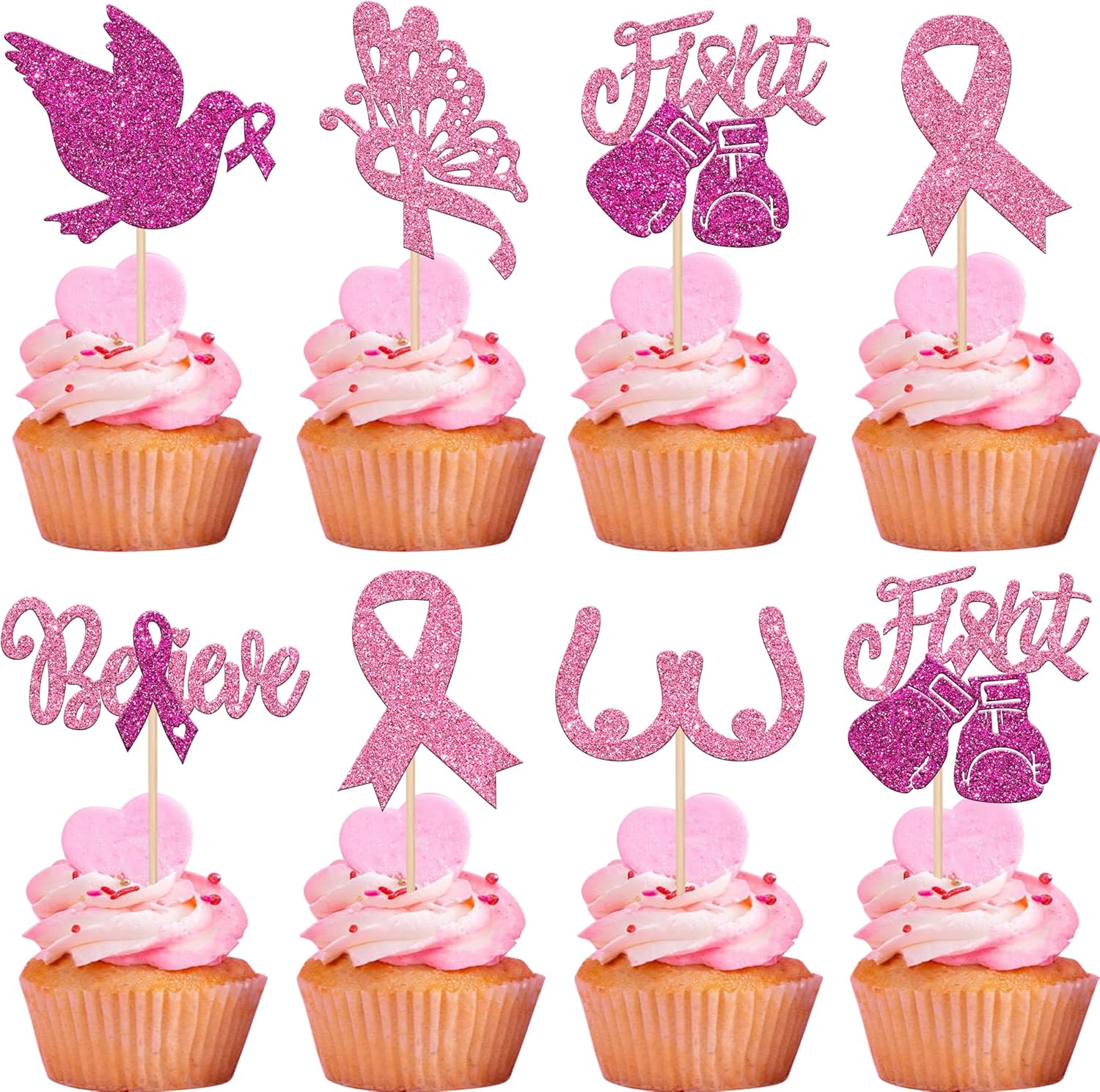 Gyufise 24 Piezas De Decoración Para Cupcakes De Divorcio Con Purpurina Finally Done Just Divorced Para