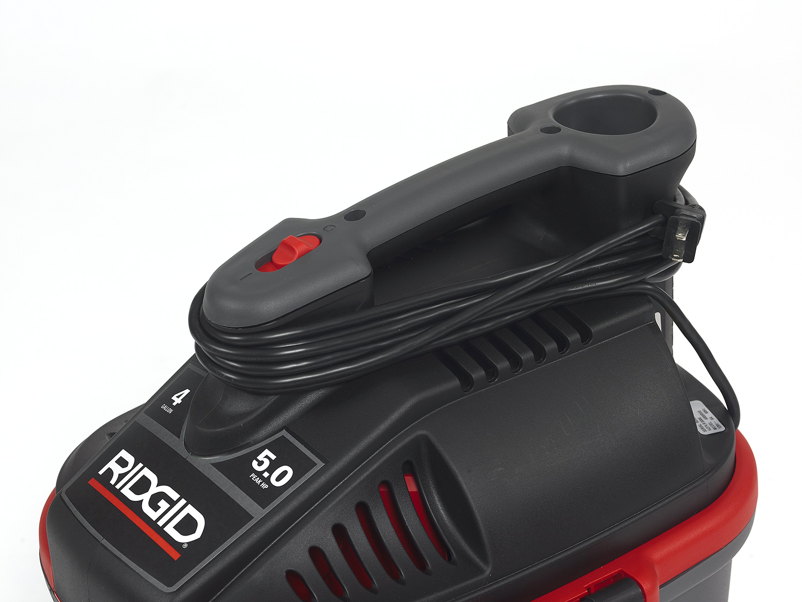 RIDGID 50313 4000RV Portable Wet Dry Vacuum, 4Gallon Small Wet Dry Vac