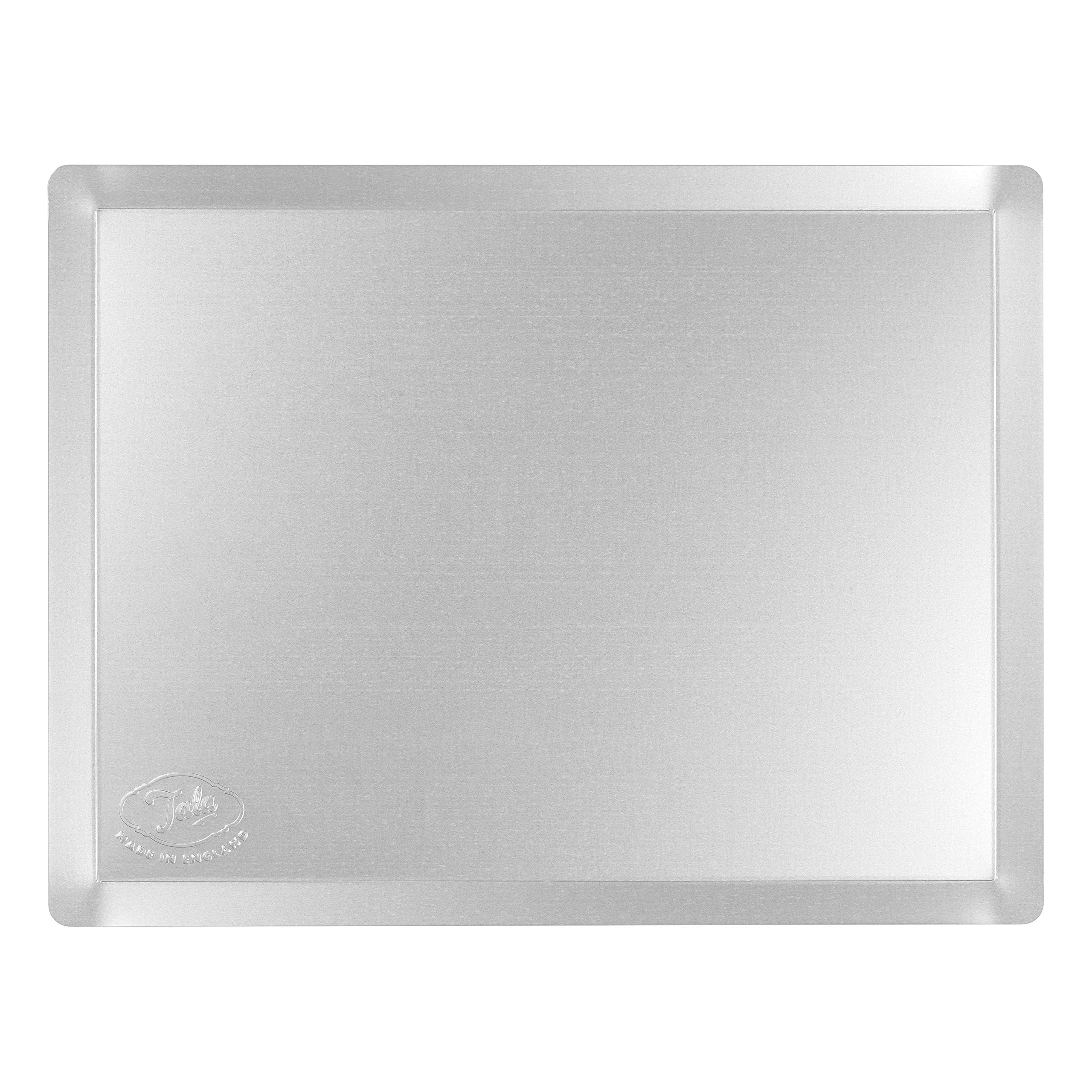 Tala Performance Silver Anodised Baking Sheet, 44.5 x 34.5cm (17.5 x 13.5), Cake Tin, Cake Pan, Robust Aluminium, Made in England, Even Heat Distribution, Easy Release, Fridge and Freezer Safe