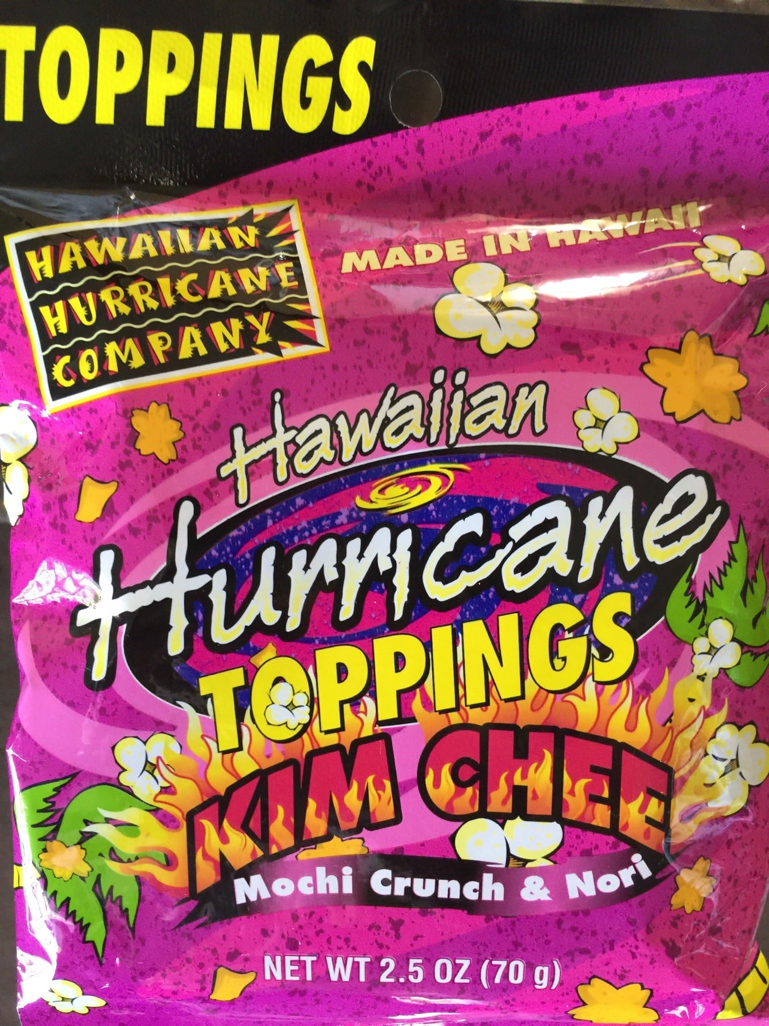Hawaiian Hurricane Kim Chee Topping Single