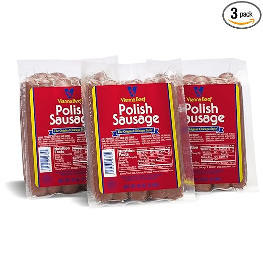 Vienna® Beef Polish Lovers Pack 2 lbs. each (3 Pack)