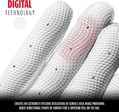 Miniatura 2 de Franklin Sports MLB Classic XT - Guantes de bateo para adultos y jóvenes, guantes de bateo de béisbol y sóftbol