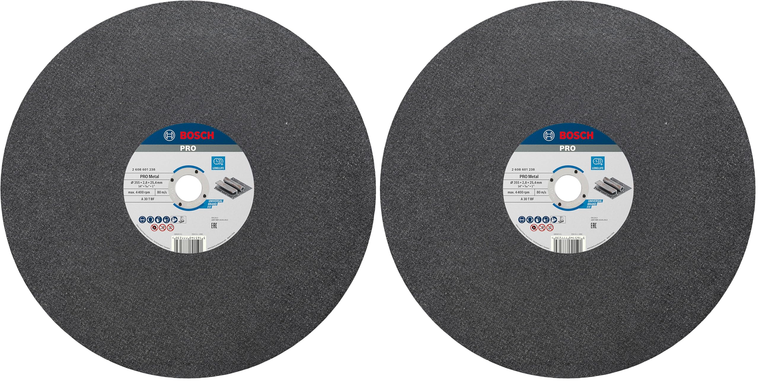 Disque à tronçonner Bosch 355 mm pour couper l'acier sans effort et en sécurité