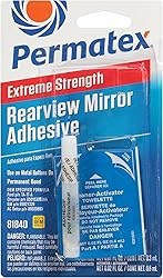 Permatex 81840 Extreme Rearview Mirror Adhesive Kit