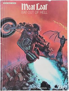 Meat Loaf Bat Out of Hell Piano Vocal Guitar Songbook - Intermediate Rock Sheet Music for Singers, Pianists & Guitarists