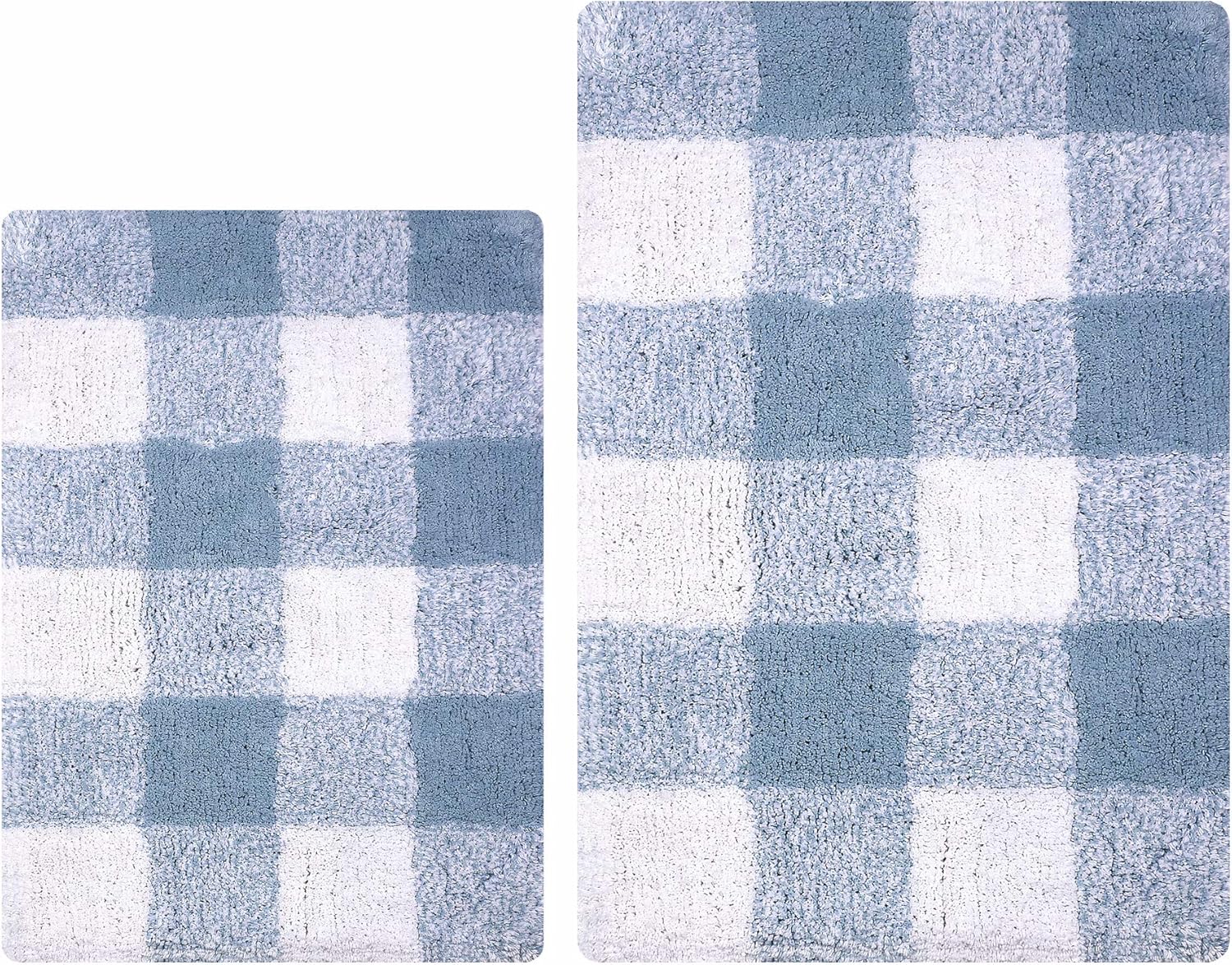 Bathroom Rugs Luxury Buffalo Plaid Bath Mat Set 21x3417x24