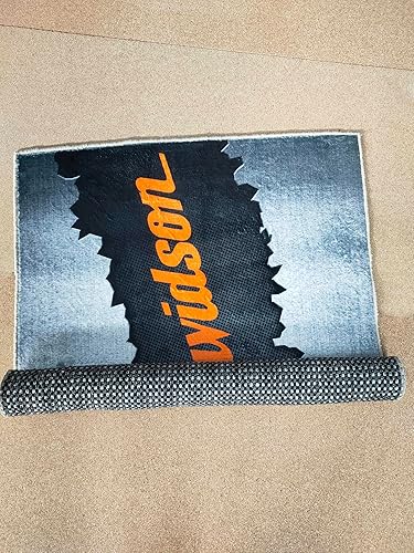 Miniatura 6 de Alfombra Harley Davidson, alfombra de área, alfombras Harley Davidson para garaje, alfombra de respaldo antideslizante, alfombras Harley Davidson