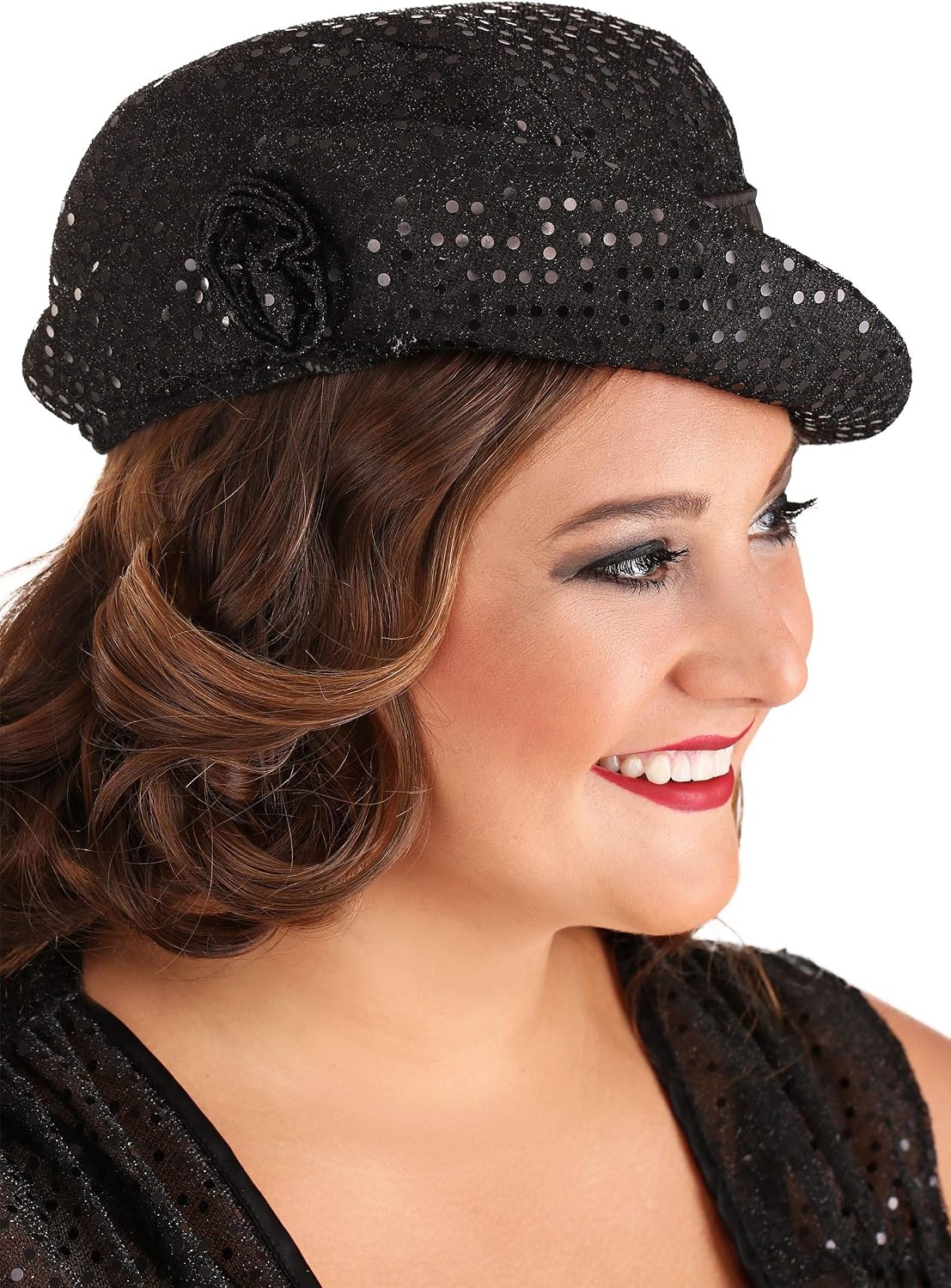 Fun Costumes Plus Size Black Jazz Flapper Costume 1X-5X