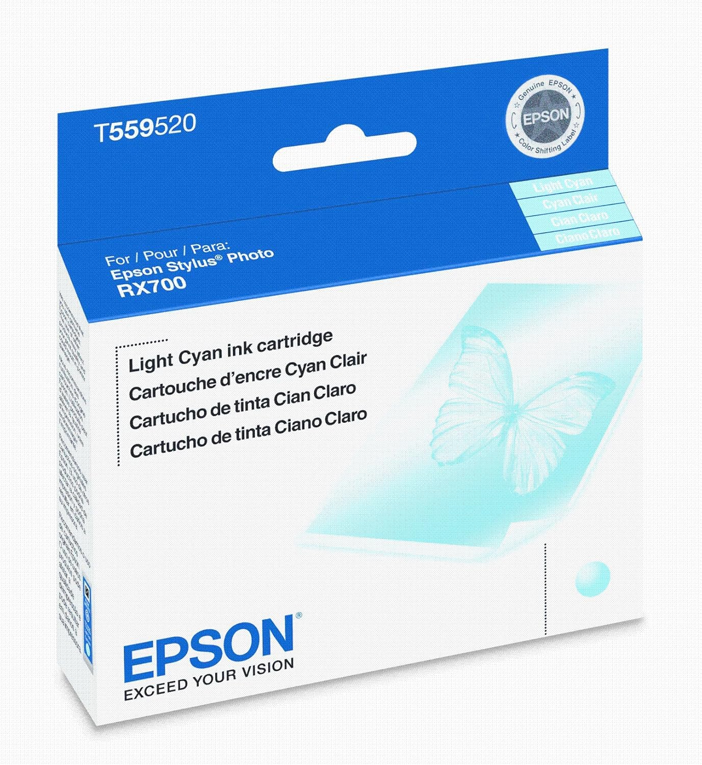 Epson Black and Color Ink Cartridge For Stylus Photo RX700