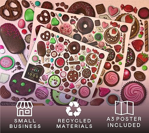 Miniatura 10 de Elena Essex Rompecabezas de 1000 piezas para adultos, flores en flor, rompecabezas para adultos, de 1000 piezas, coloridos rompecabezas florales con