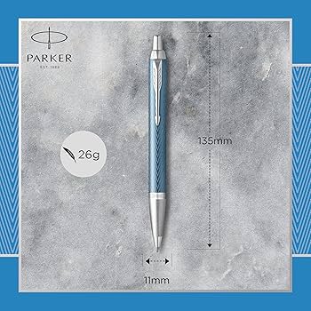 Amazon.com: PARKER IM Ballpoint Pen | Premium Blue Grey with