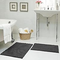 Vista 35 de Resort Collection - Tapete de baño de chenilla, 21 x 34 pulgadas, lino