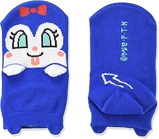 fukuske(フクスケ) 【アンパンマン】6キャラ 足底切替 クルー丈ソックス1足組ユニセックス子供