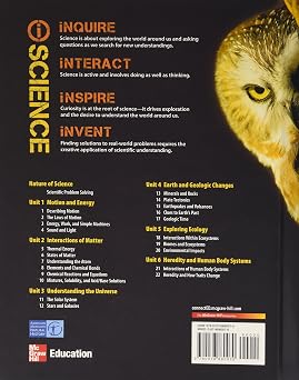 Glencoe Integrated iScience, Course 3, Grade 8, Student Edition