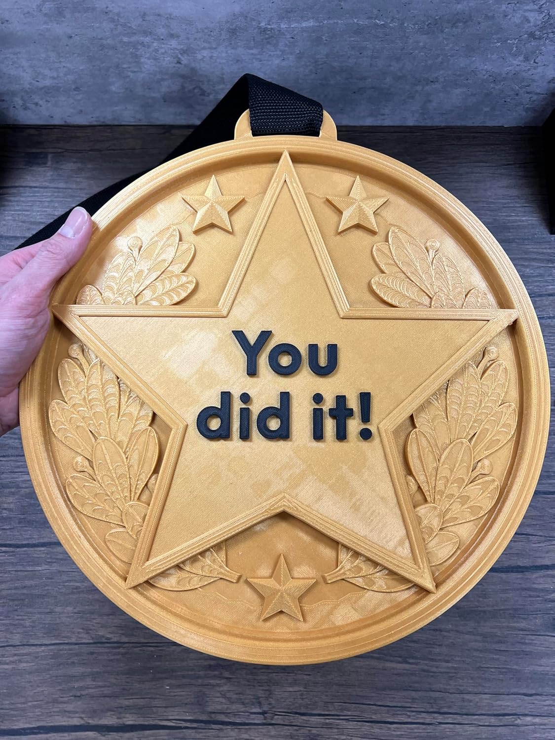 MunnyGrubbers - Comically Large 13 inch Award Medal - Funny Gift - Novelty Gift Award - (You did it)