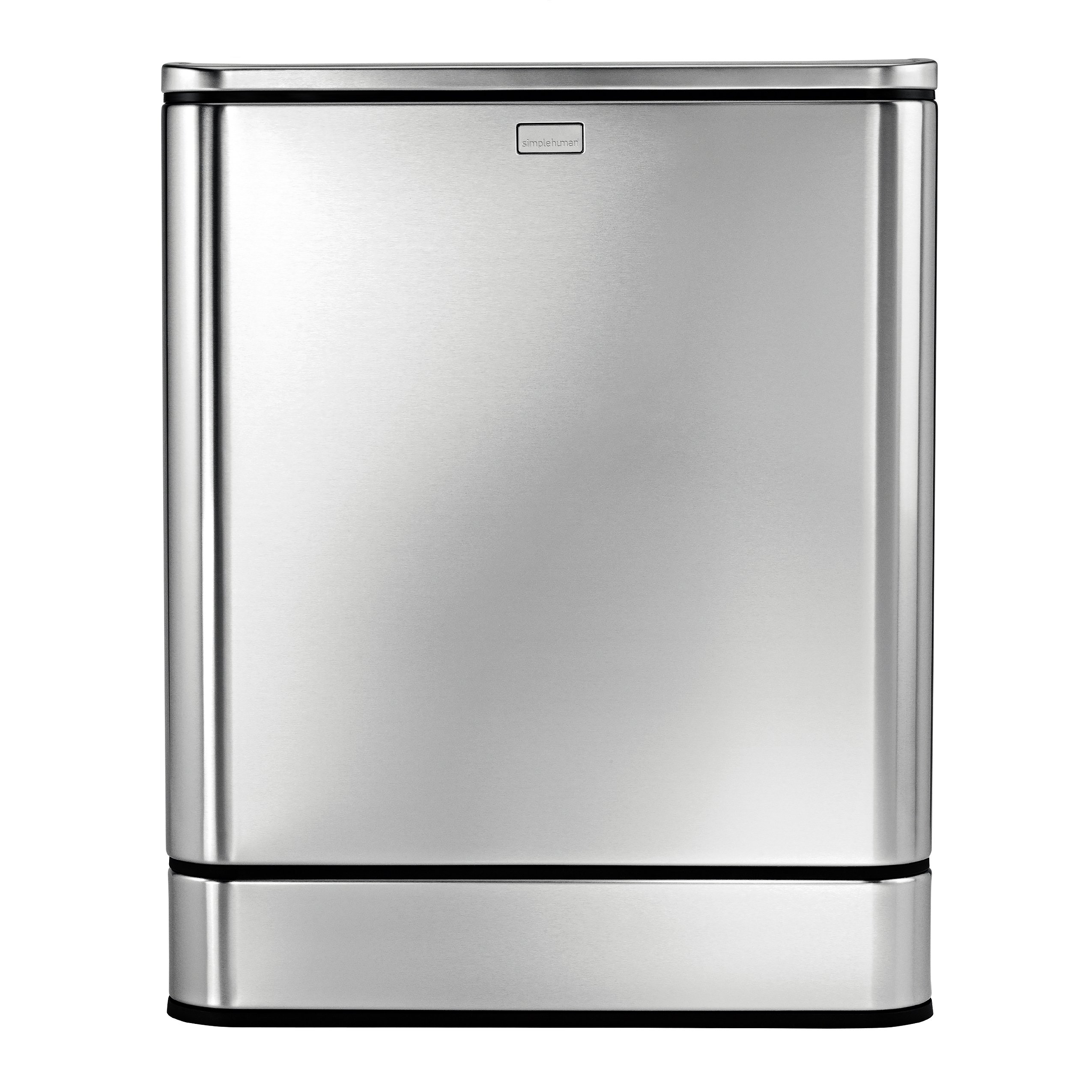 simplehuman simplehuman Rectangular Sensor Bin, 55 L - Fingerprint-Proof Stainless Steel
