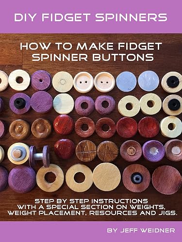 DIY Fidget Spinner, How to Make Fidget Spinner Buttons, Caps, Weights and Jigs