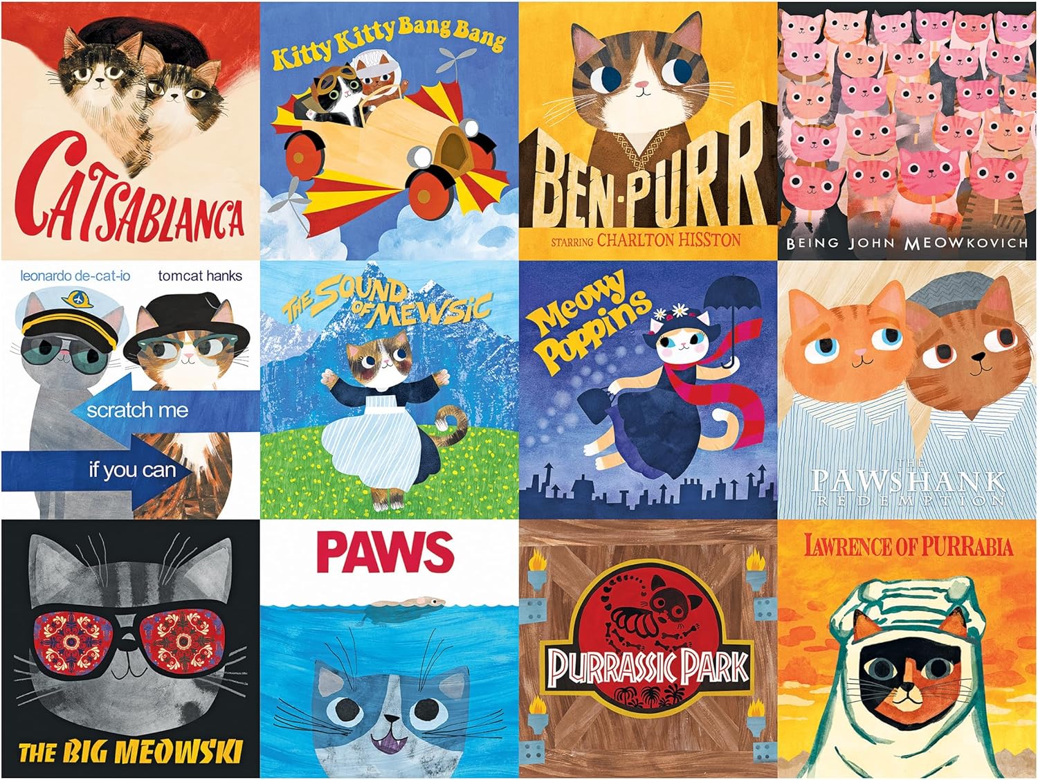 RoseArt - Planet Cat - Movie Cats - 300 Piece Jigsaw Puzzle for Adults