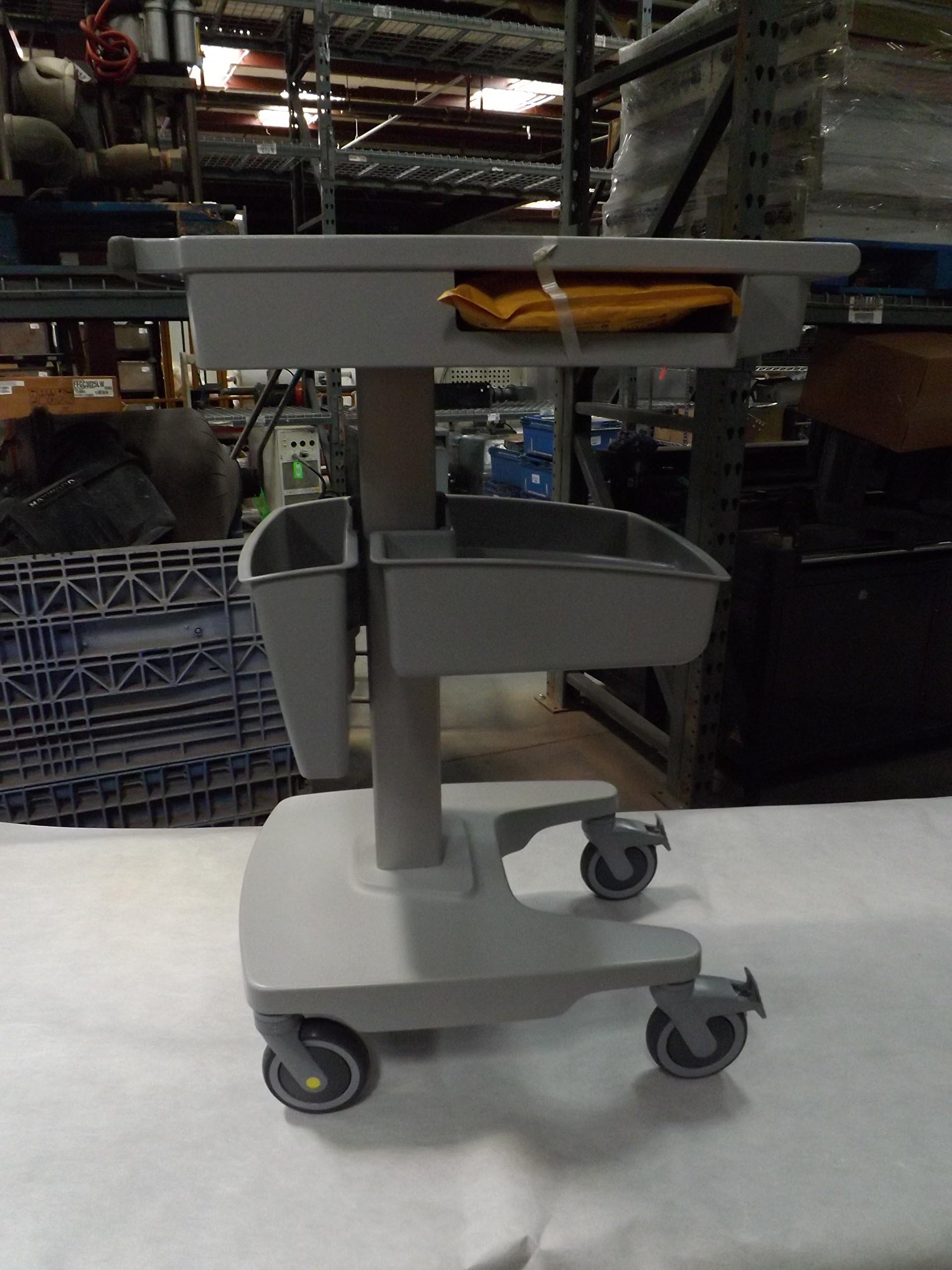GE Healthcare 2055478-001 Modular Mac Trolley for Model 1200/1600/3500/5500 with Acquisition Arm Front & Rear Bins