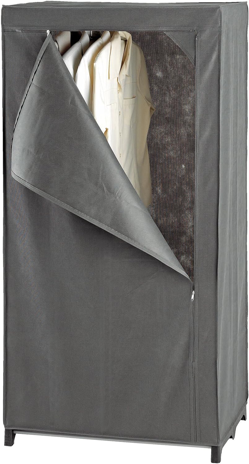 MSV 191 Micro Breathable PVA Wardrobe Blue with Grey Stitching 75 x 50 x 150 cm